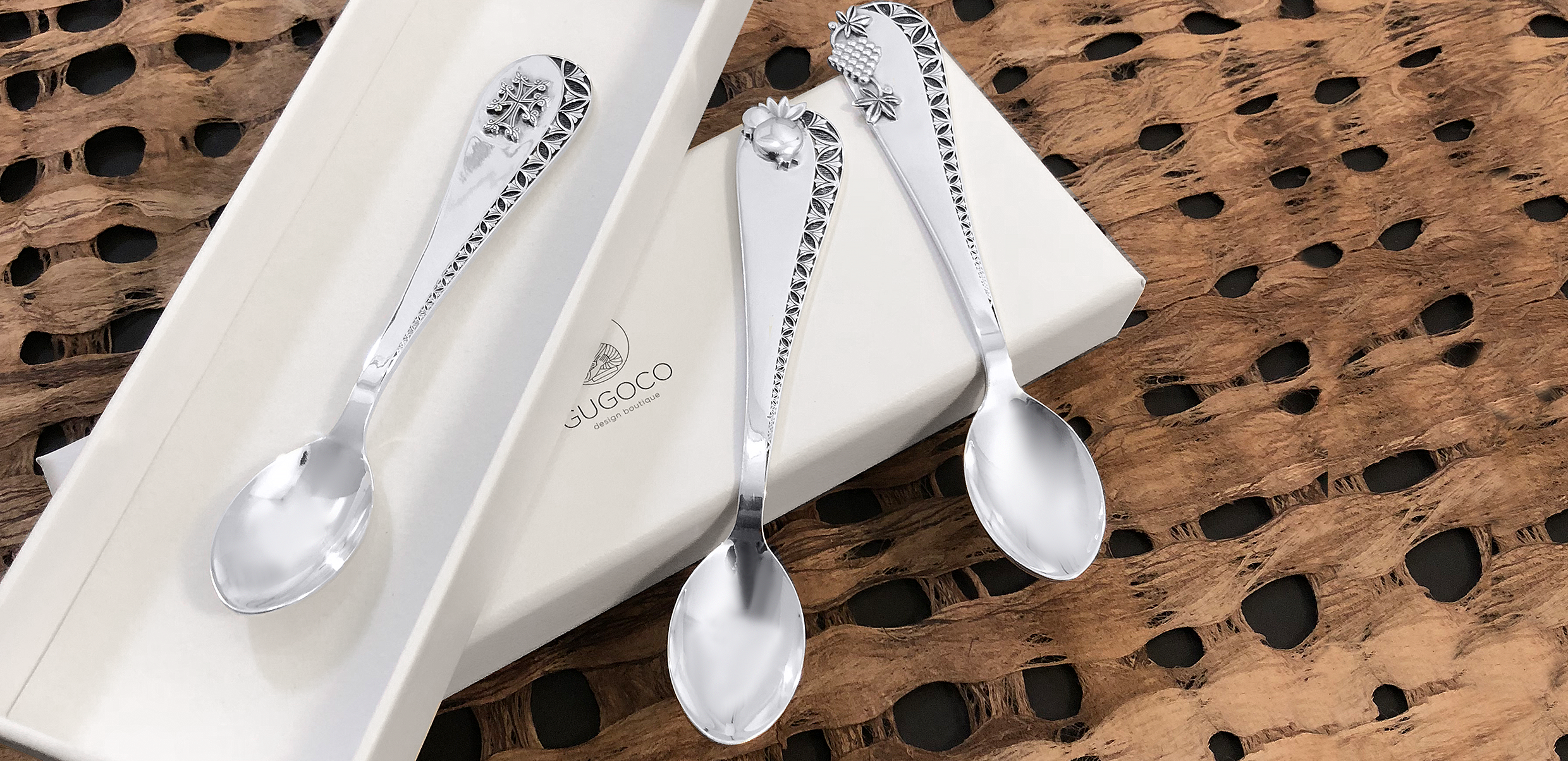 silver baby spoon christening gift baby shower present