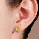 Grape Leaves Stud Earrings