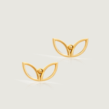 Nairi Leaf Stud Earrings