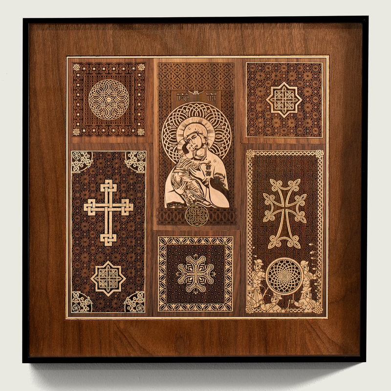 Saint Mariam With Crosses