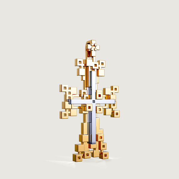 Small Nova Two Tone Cross