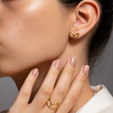 Nairi Diamond leaves Earrings