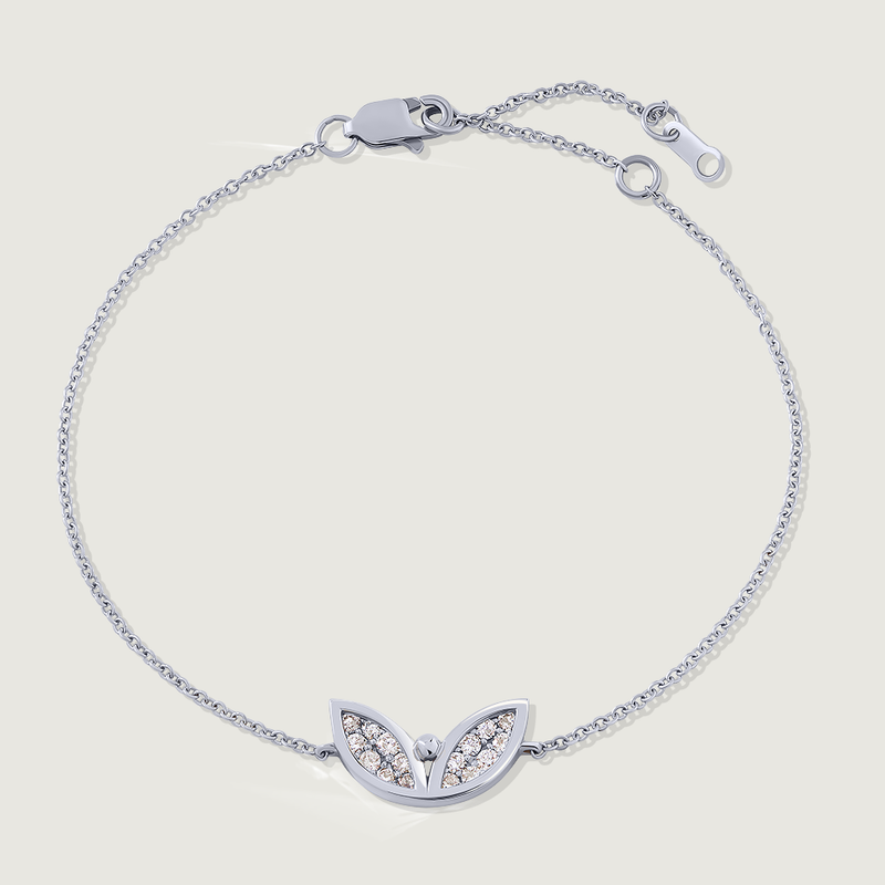 Nairi Diamond Leaf Bracelet