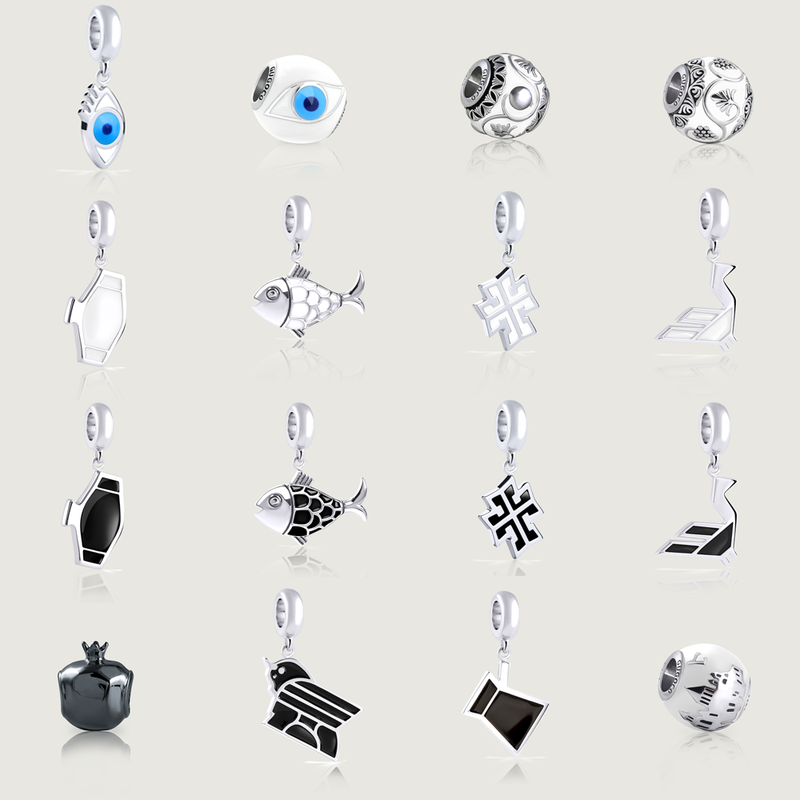 Armenian Charms, Armenian Jewelry Brand, Silver Charms
